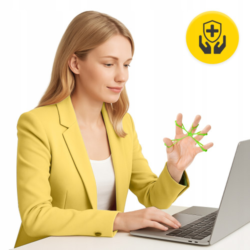 Резинка для фитнеса  4FIZJO 1-4 кг 3 шт Mix для пальцев и кисти - фото №7